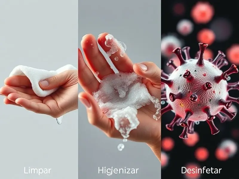 Qual a Diferença Entre Limpar, Higienizar e Desinfetar?