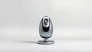 Fotografia profissional de um esfregão elétrico moderno, destacando seu design e eficiência em um fundo neutro para um artigo de review.