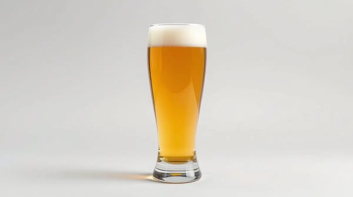 Fotografia profissional de um copo de cerveja de design clássico, representando os melhores modelos para uma degustação perfeita.