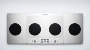 Fotografia profissional de um cooktop de indução moderno, representando os melhores modelos para cozinhas planejadas.