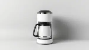 Fotografia profissional de uma cafeteira elétrica moderna, simbolizando os melhores modelos do mercado para comprar.