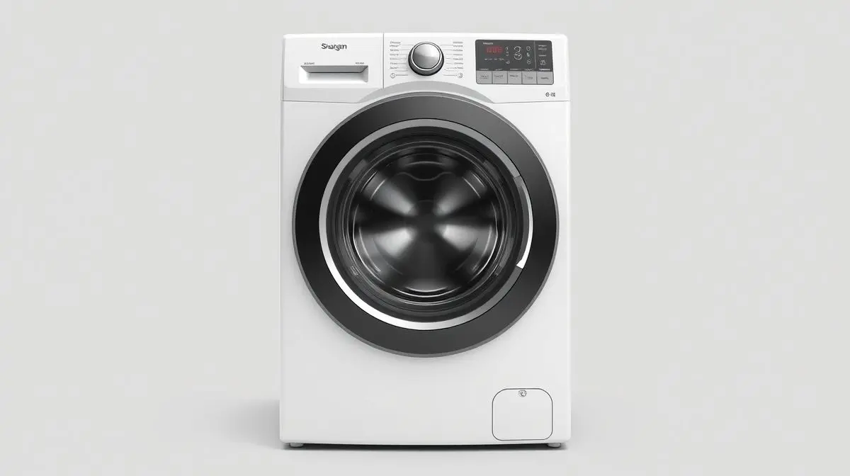 Fotografia profissional de uma máquina de lavar moderna, representando as melhores máquinas de lavar Electrolux disponíveis no mercado.