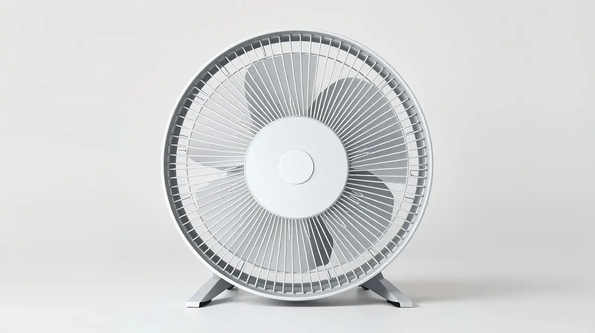 Fotografia profissional de um circulador de ar moderno e potente, representando os melhores ventiladores do mercado.