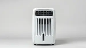 Fotografia profissional de um climatizador de ar moderno, representando os melhores modelos para comprar este ano.