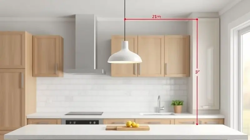 Tamanho ideal de luminária pendente para bancada de cozinha